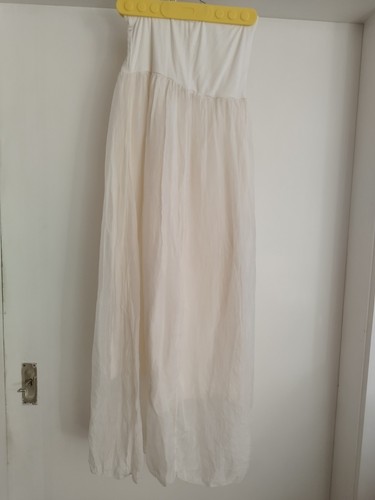 Maxi rock seide creme - rock, 40