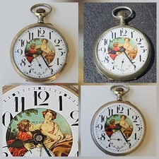 Medea Swiss Antike Taschenuhr Pocket Watch Montre de Poche  Spz-7