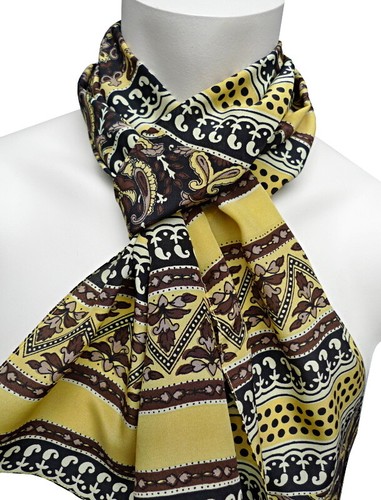 Herren seidenschal paisley - seidenschal,
