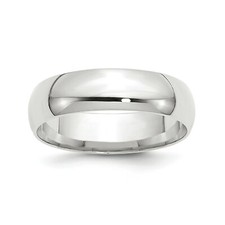 14k Weiß Gold Unisex Leicht