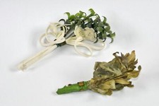 (20025) Hochzeitsanstecker für den Bräutigam, um 1980 - VINTAGE !