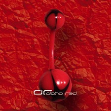 »»» FLEXI STERN BAUCHNABELPIERCING rot schwarz 1106