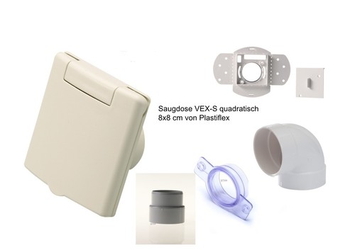 Saugdose vex quadratisch x - 8,
