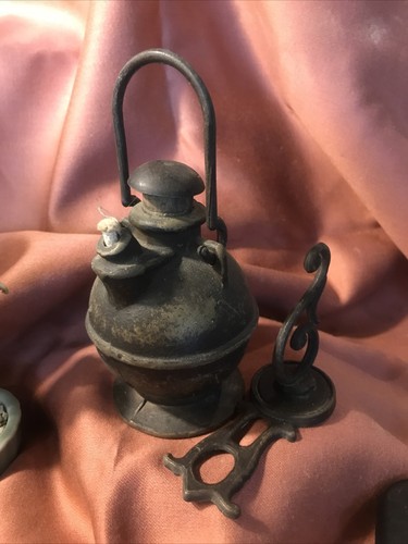 Antike grubenlampe öl - antike,