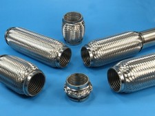 Edelstahl Auspuff Rohr Flexrohr Flexibles Auspuffrohr Flexstück Pipe Krümmer VA