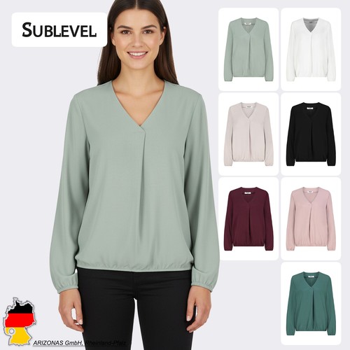 Sublevel damenbluse mit - sublevel,