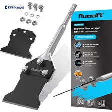 Bodenschaber Spachtelmeißel 250x100 mm mit Ersatzklinge für Renovierungsarbeiten