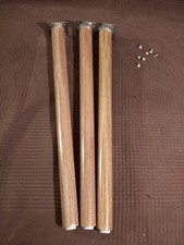 3 Stück Tischbeine für Couchtisch/ Blumenständer mit Halterungen und Schrauben