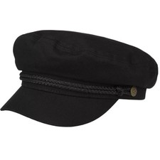 ELBSEGLER Fiddler tiefschwarz Baumwolle Matrosenmütze fisherman