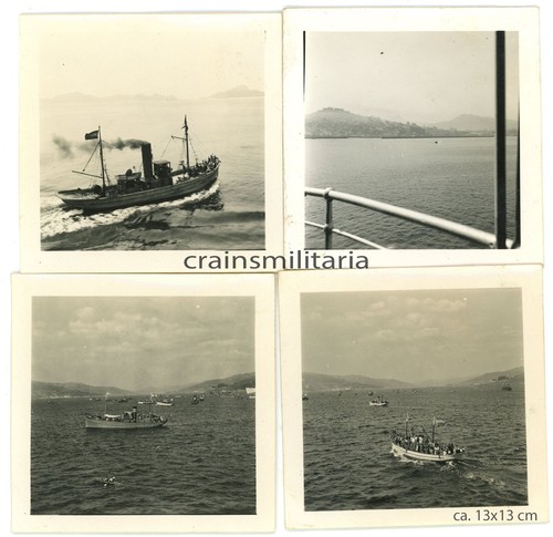 Orig foto span schiff - 4x,