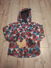 Jacke Winterjacke mit Kapuze Gr. 116 Topolino Bunt Kariert Mehrfarbig 