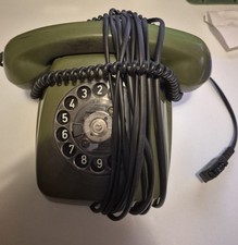 Post Telefon FeTAp 611-2 in grün, 70er Jahre