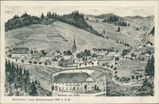 Ansichtskarte Waldau Schwarzwald Gasthaus zur Sonne 1915  (Nr.9348)