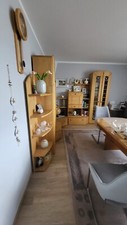 Massivholz erle wohnwand - massivholz, 6tlg