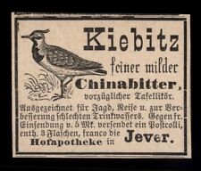 Alte Werbung Reklame 1887