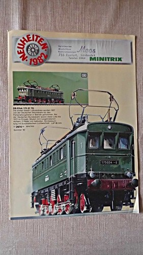 Minitrix neuheiten 1982 - minitrix,