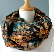 Pieces Tuch Schal Tube Loop Schlauchtuch schwarz orange rosa bunt NEU 