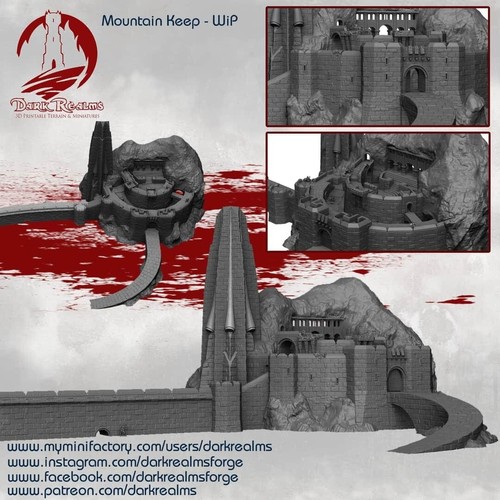 Dark realms mountain keep - realms,