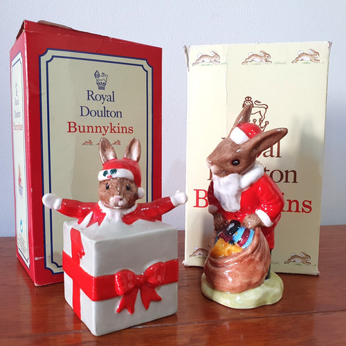 Royal doulton bunnykins santa - bunnykins,