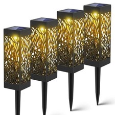 4x LED Solar Laterne