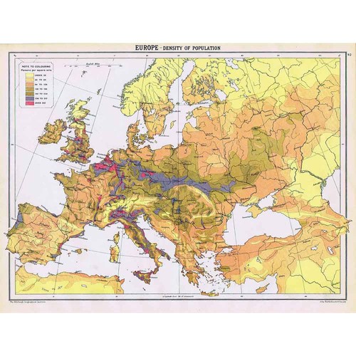 Europa bevölkerungsdichte - -,
