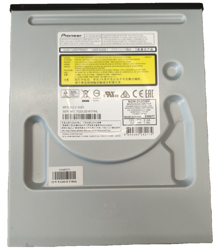 Pioneer bdr 212dbk dvd blu - pioneer,