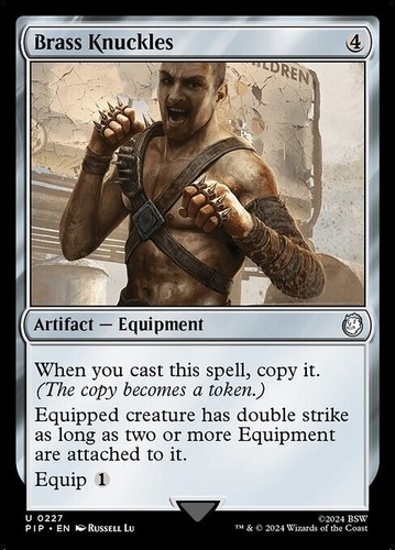 Mtg brass knuckles - knuckles,