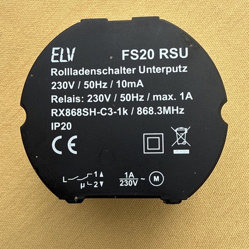 Elv fs20 rsu - elv,