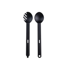 Tupperware Küchfreund Combinette Schwarz Servierlöffel Nudellöffel Griffbereit