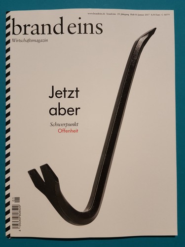 Brand eins wirtschaftsmagazin - eins,