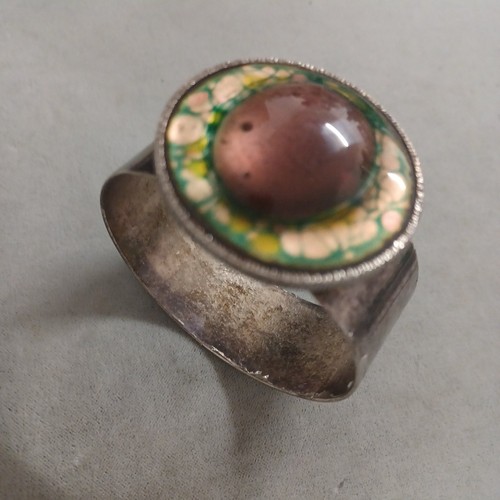 Vintage armreif mit email - vintage,