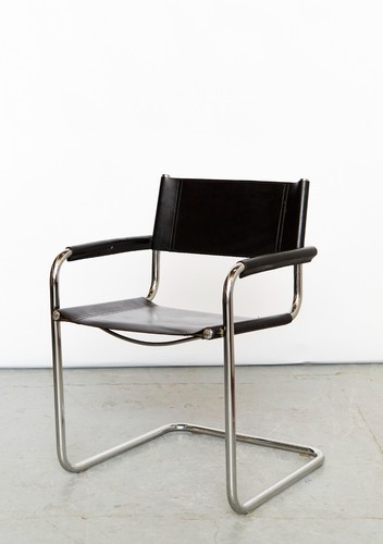 Bauhaus leather cantilver - leather,