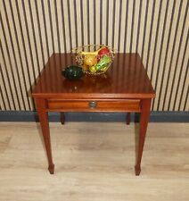 Feiner Kondor Stilmöbel Beistelltisch Couchtisch mit Schublade Mahagoni elegant