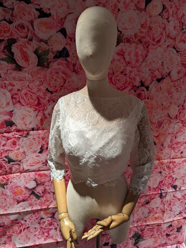 Elfenbein spitze brautkleid - elfenbein,