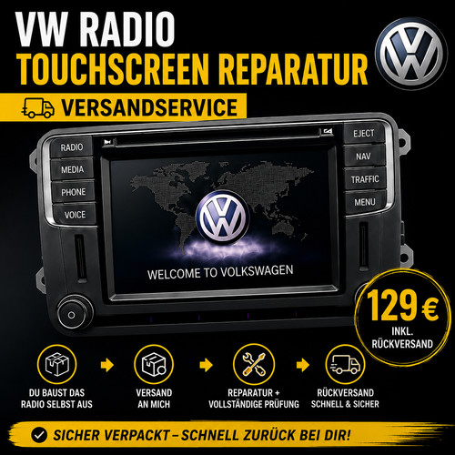 Seat radio touchscreen - vw,