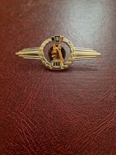 DDR NVA Diensthundeführer MdI Stufe III Leistungsabzeichen Emailliert Original