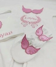 Baby set pink mit Namen große
