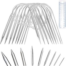 Rundstricknadeln Set Edelstahl