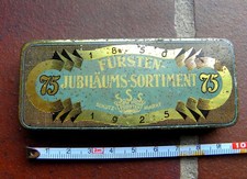 NADELDOSE für Grammophon-Schellack-needle tin-FÜRSTEN 75 JUBILÄUMS-Sortiment