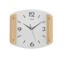 AMS 5938/18 Funk Wanduhr Buche