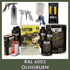 Raptor RAL 6003 Olivgrün / 2K Lack Beschichtung / Alle Sets & Mengen