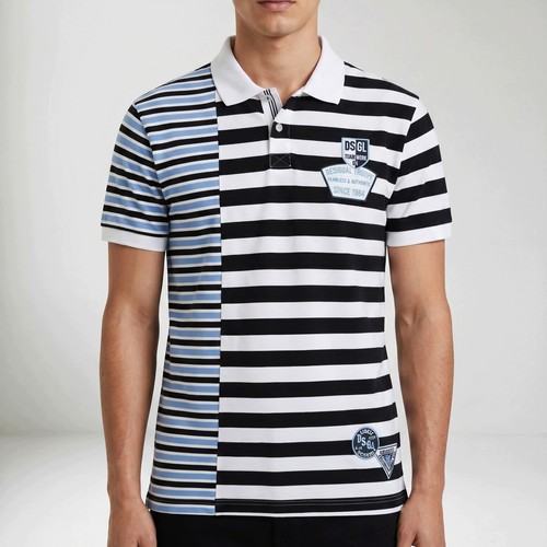 Desigual herren polohemd - desigual, mit