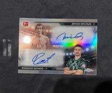 Johan Micoud Romano Schmid Dual Auto /250 - Topps Chrome Bundesliga 2024/25