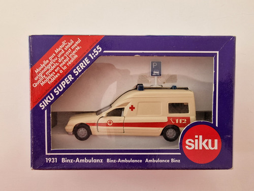Siku 1931 binz - binz, ambulanz