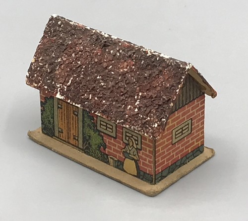 Antikes pappe papier haus - papier,