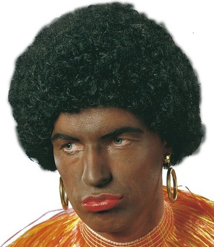 Schwarze afro perücke - perÜcke, /