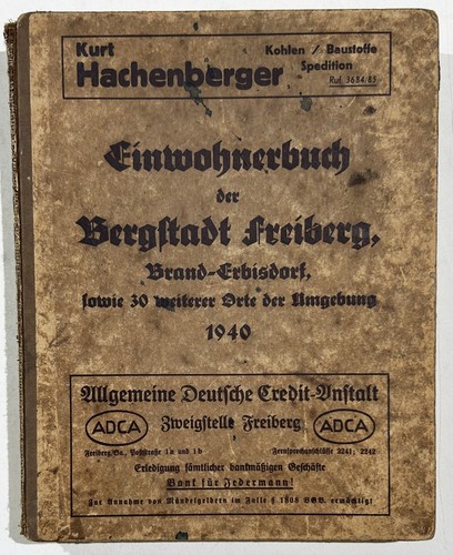 Adressbuch freiberg sachsen - freiberg, /
