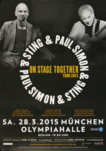 Paul simon sting - &, on