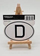 Aufkleber Sticker D-Schild