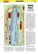 Anlage Wolzig Hafen / Gleisplan